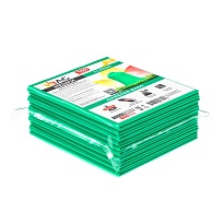 Мешки для мусора 160 л, зеленые, в пачке 10 шт., ПВД, 40 мкм, 900х1100 мм, i-Bag в Батайске