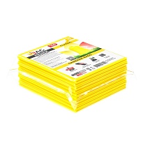Мешки для мусора 160 л, желтые, в пачке 10 шт., ПВД, 40 мкм, 900х1100 мм, i-Bag в Батайске