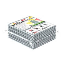 Мешки для мусора 160 л, светло-серые, в пачке 10 шт., ПВД, 40 мкм, 900х1100 мм, i-Bag в Батайске